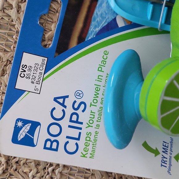 Set of 2 Margarita BOCA Towel Clips New with tags - Picture 2 of 3